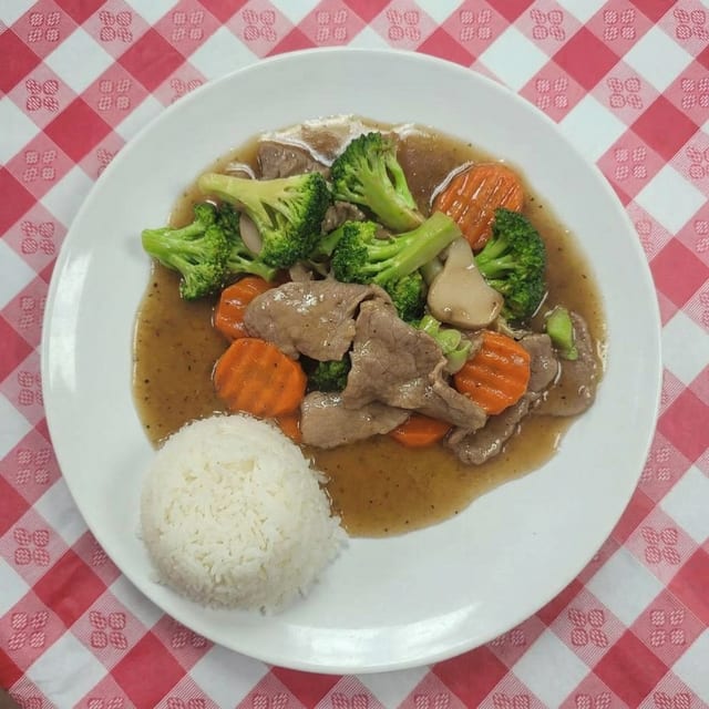 Beef with Broccoli.