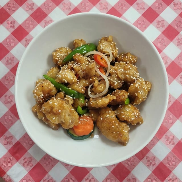 Orange Chicken.