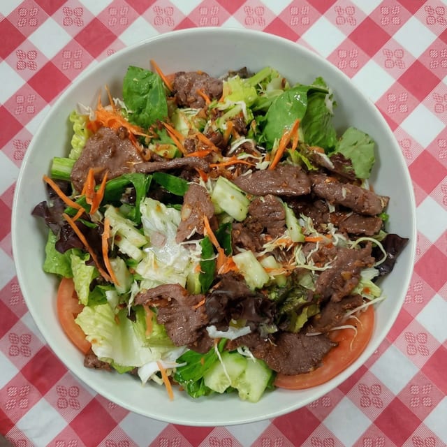 Grilled Beef Salad.