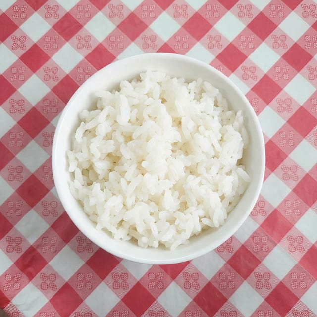Side of Steamed Rice.
