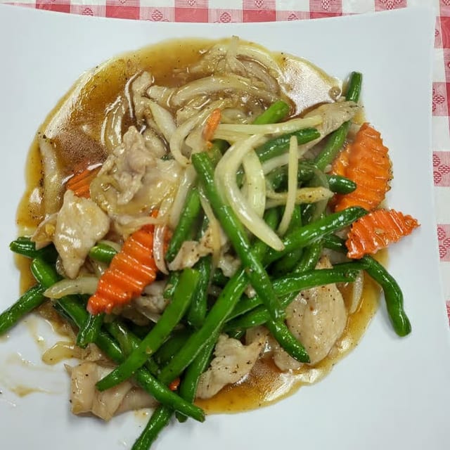 Stir Fried Green Beans.