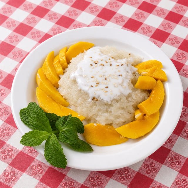 Sweet Rice with Mango.