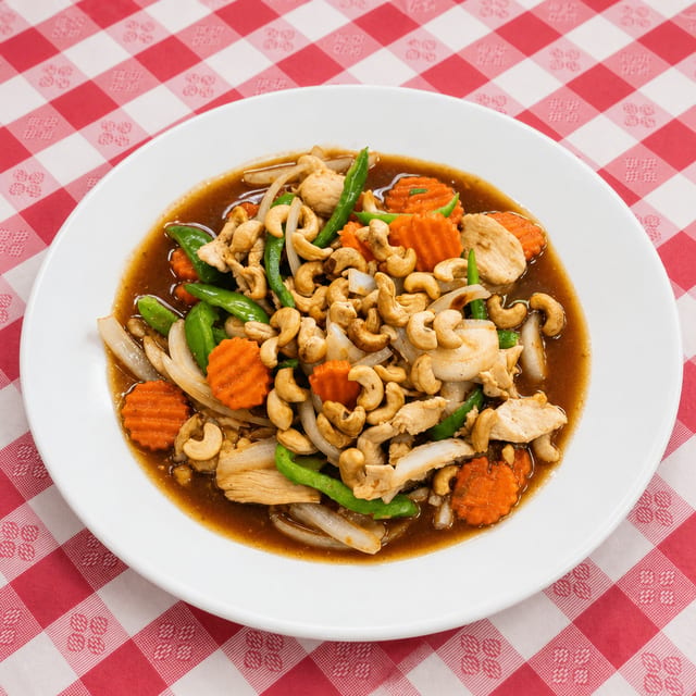 Chicken with Cashew Nuts.