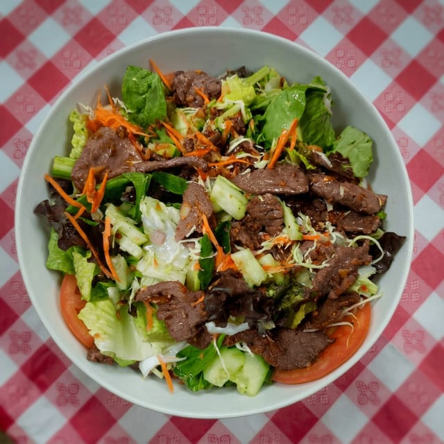 Grilled Beef Salad.