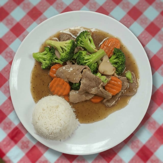 Beef with Broccoli.