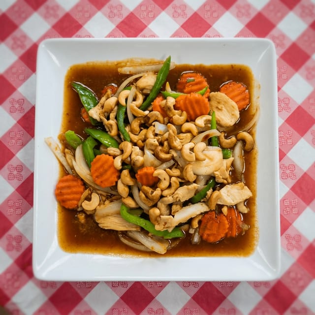Chicken with Cashew Nuts.
