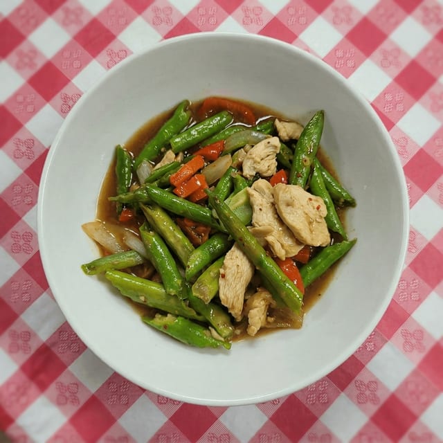 Stir Fried Asparagus.