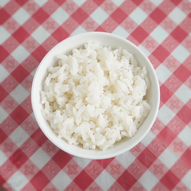 Side of Steamed Rice.